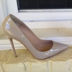 House of CB Nude Grey Heels